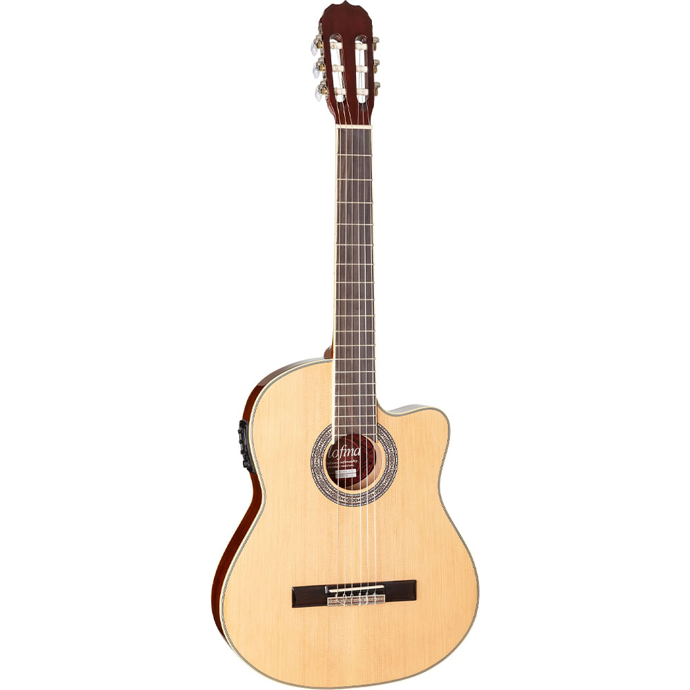 Violão Eletroacústico Clássico Flat Nylon Hofma Hmc 225