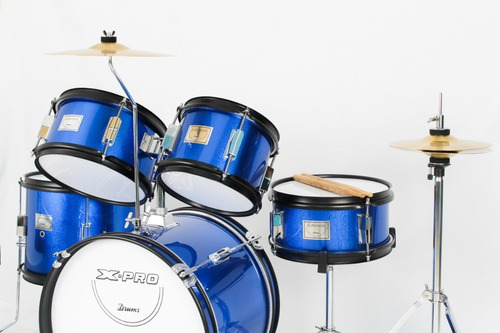 Bateria Acústica Profissional Jr Plus Xpro Azul C. Ibanez