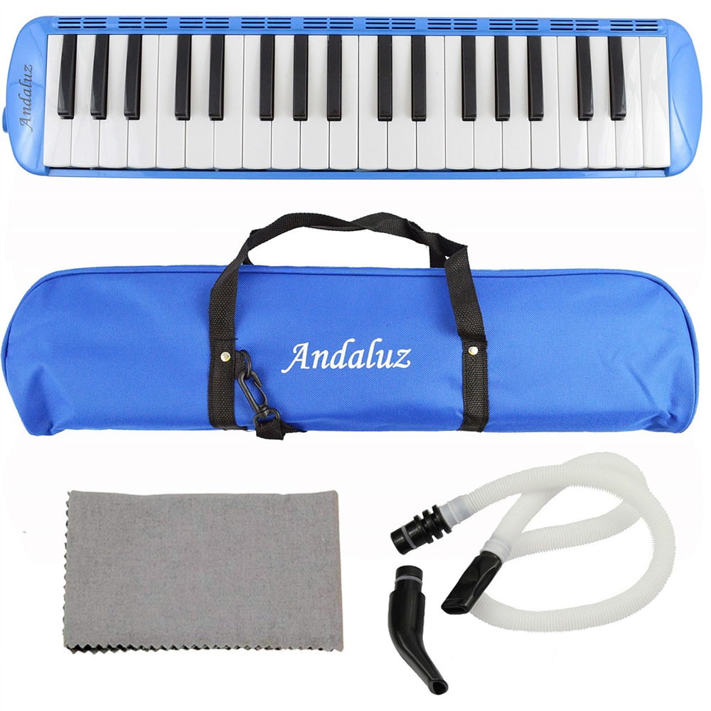 Escaleta  Andaluz FT32K Azul 32 Teclas com Bag
