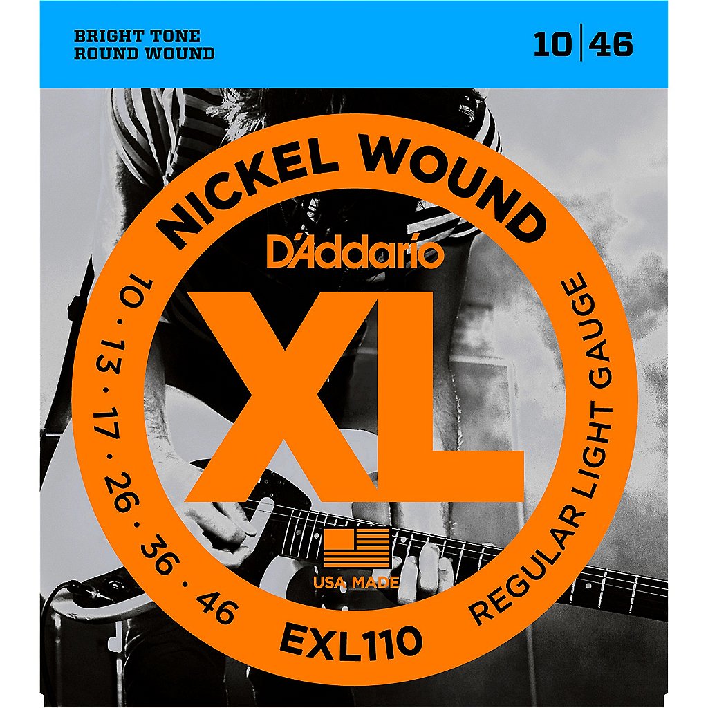 Kit Encordoamento Guitarra EXL110 E NYXL1046 - D'Addario