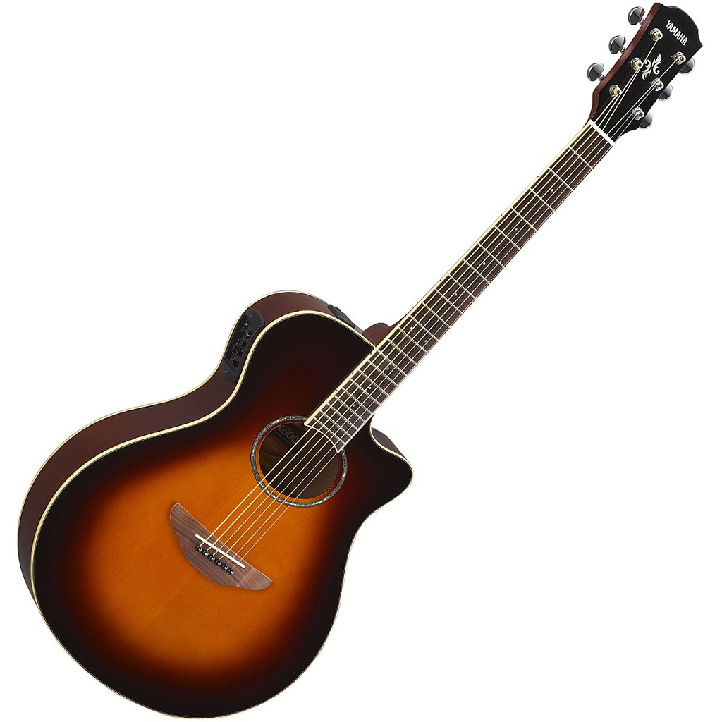 Violão Eletroacústico Yamaha CPX600 Aço Old Violin Sunburst