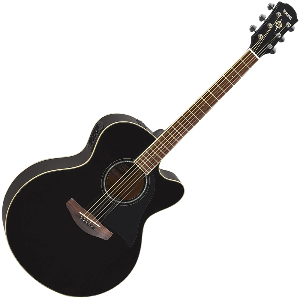 Violão Eletroacústico Cordas Aço Yamaha CPX600 Preto