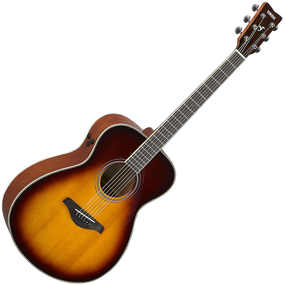 Violão Transacoustic Cordas Aço Yamaha FS-TA Brown Sunburst