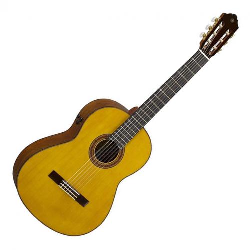 Violão Transacoustic Cordas Nylon Yamaha CG-TA Natural
