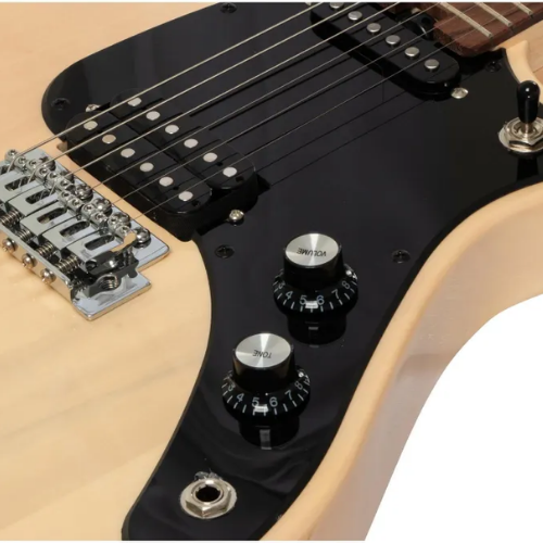 Guitarra Aria J-1 See-Through Vintage White