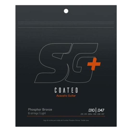 Encordoamento Para Violão Aço SG+ .010 Phosphor Bronze Coated