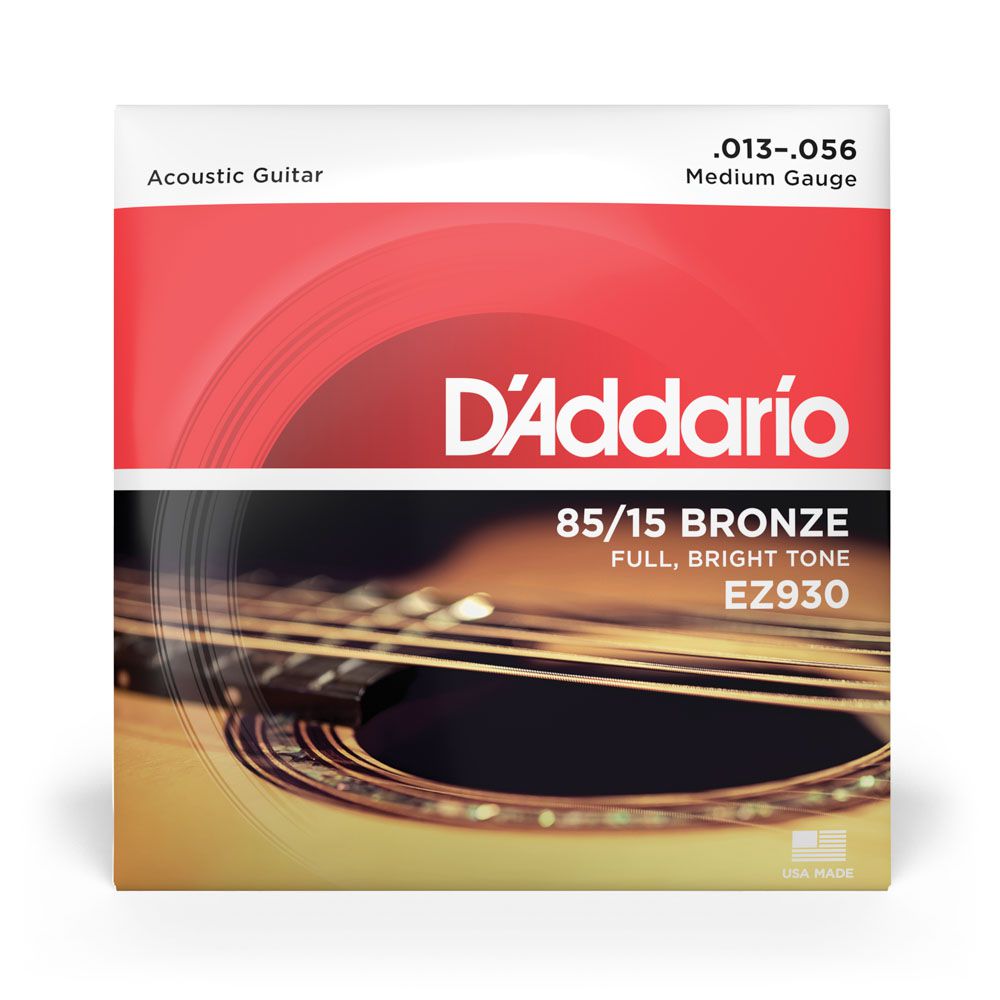 Encordoamento Violão Aço 13-56 D'Addario85/15  Bronze EZ930