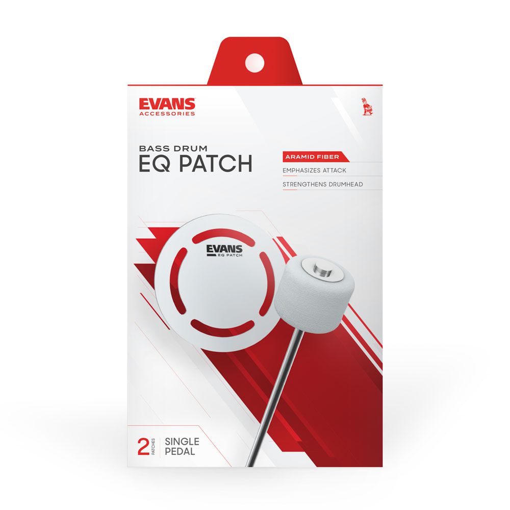 Pad Protetor Pele Bumbo Aramid Fiber (2 Peças)  Evans EQPAF1