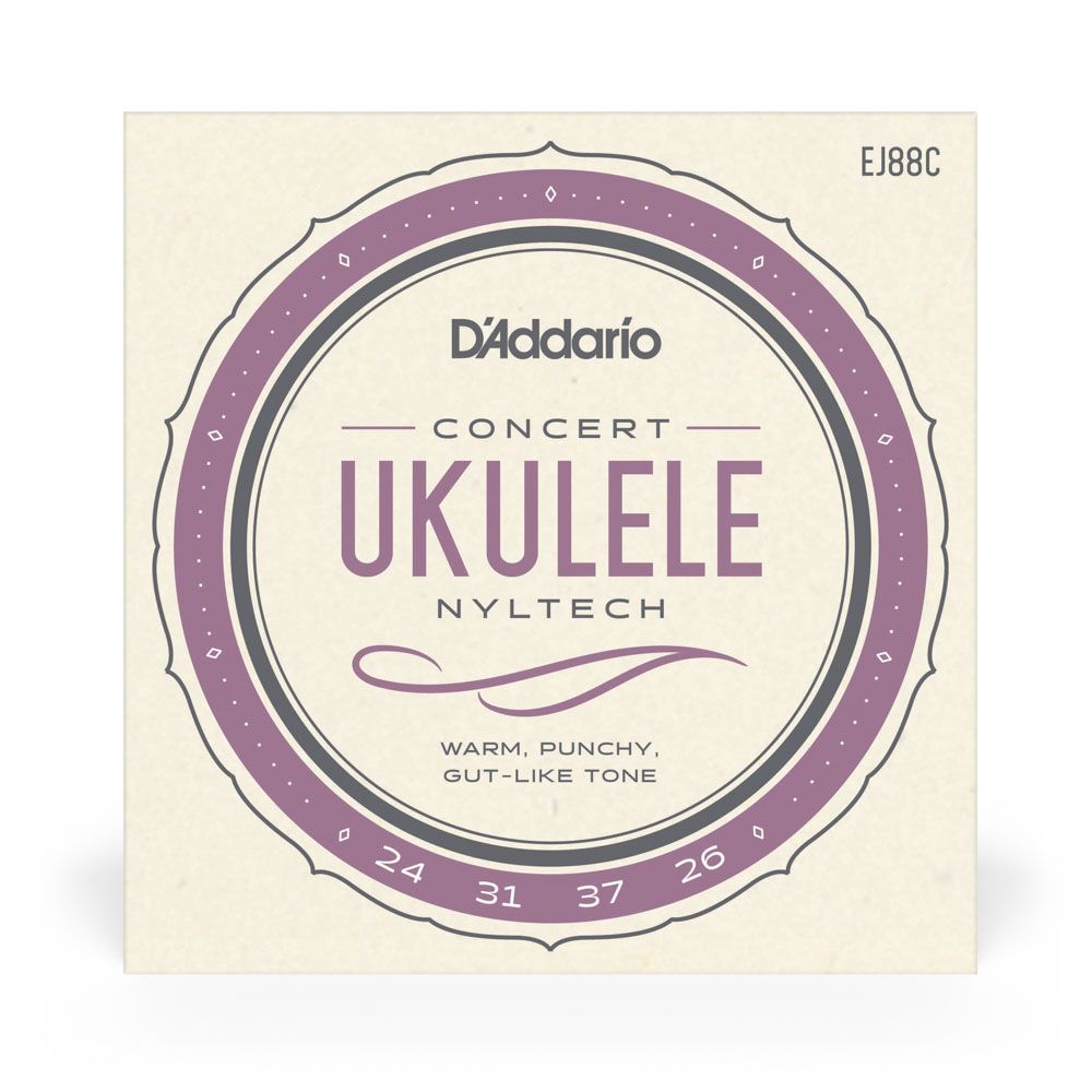 Encordoamento Ukulele Concerto D Addario Nyltech EJ88C