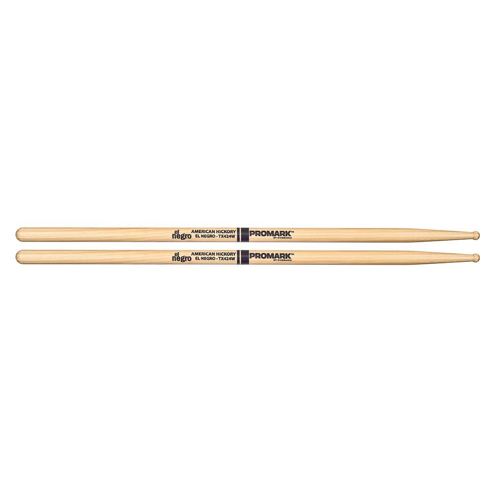 Baqueta American Hickory EL NEGRO (PAR) Promark TX424W