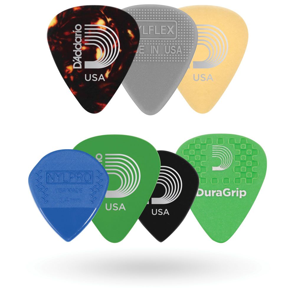 Palheta Sortidas Média (7 Unidades) D Addario 1XVP4-5
