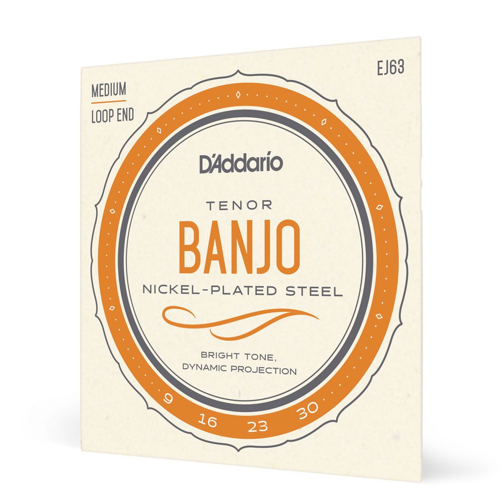 Encordoamento Banjo Tenor D Addario Nickel-Plated Steel EJ63