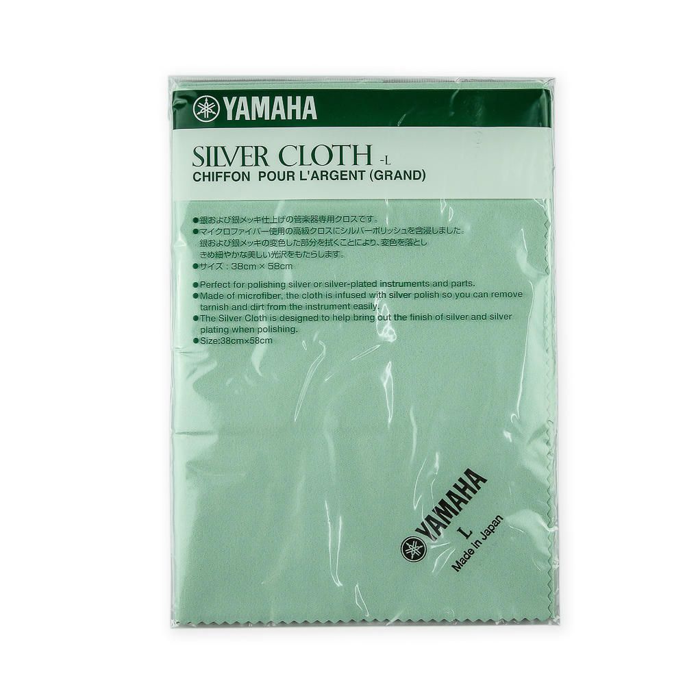 Tecido Grande Yamaha para Polimento de Instrumentos Prateados (Silver Cloth L)