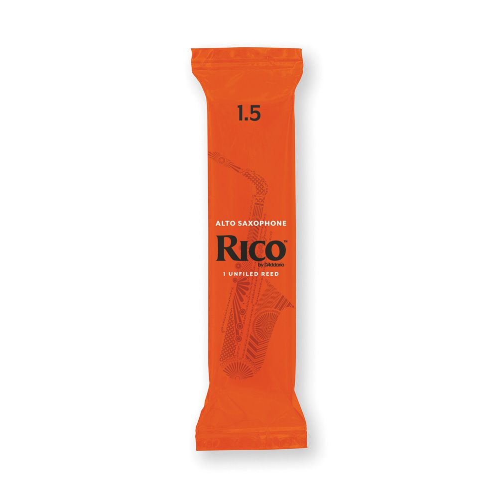 Palheta Sax Alto 1.5 (Unidade) D Addario Rico 50/RJA0115-B50