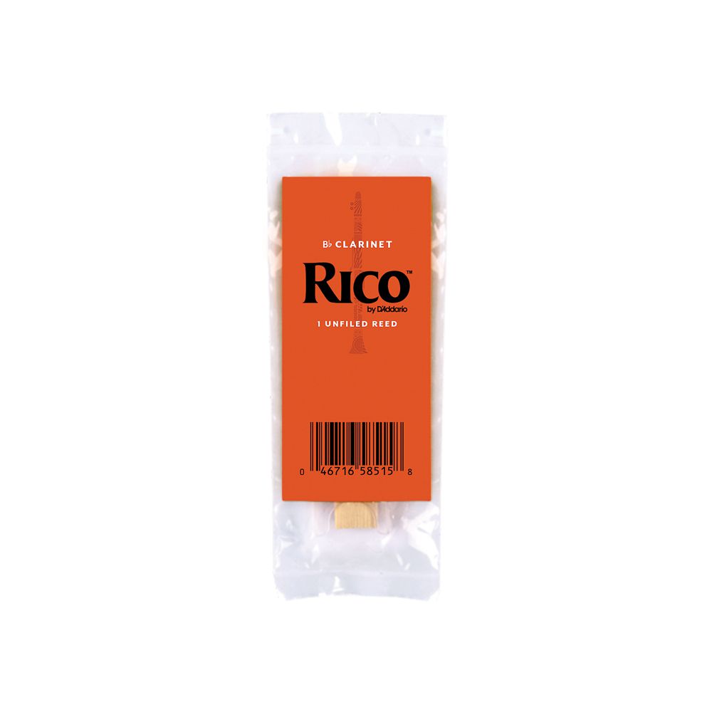Palheta Clarineta Bb 1.5 (Unidade) D Addario Rico 50/RCA0115