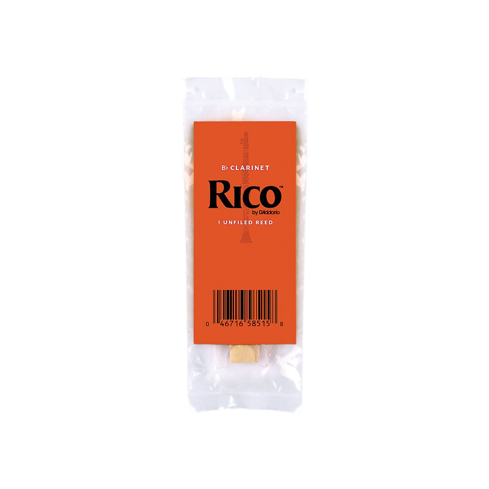 Palheta Clarineta Bb 2.5 (Unidade) D Addario Rico 50/RCA0125