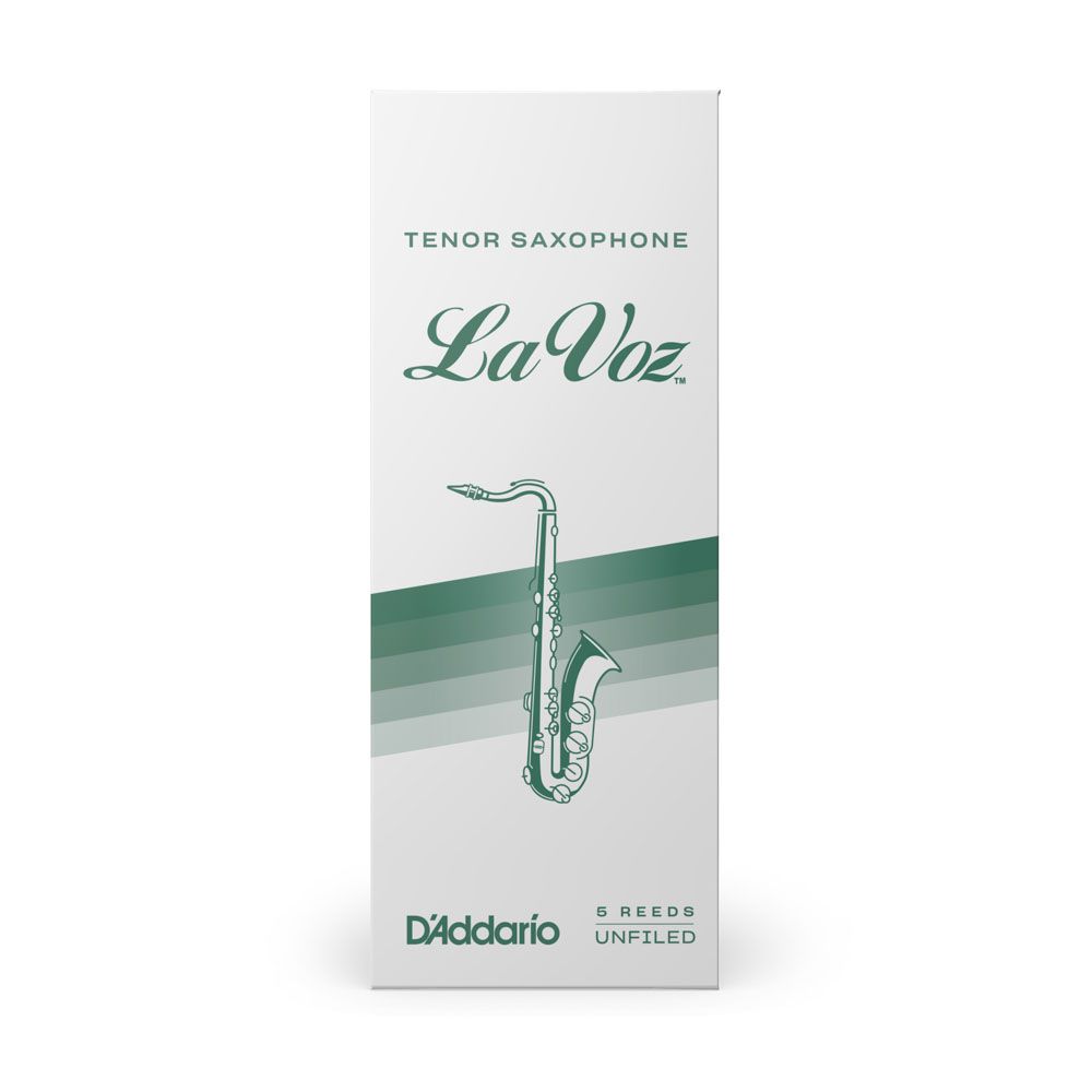 Palheta Sax Tenor Medium (5 Peças) D Addario La Voz RKC05MD