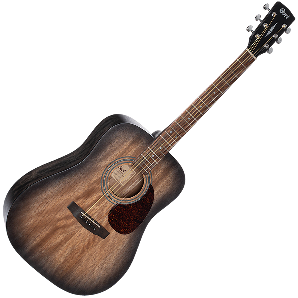 Violão Acústico Folk Cort Earth 60M Trans Black Burst OPTB