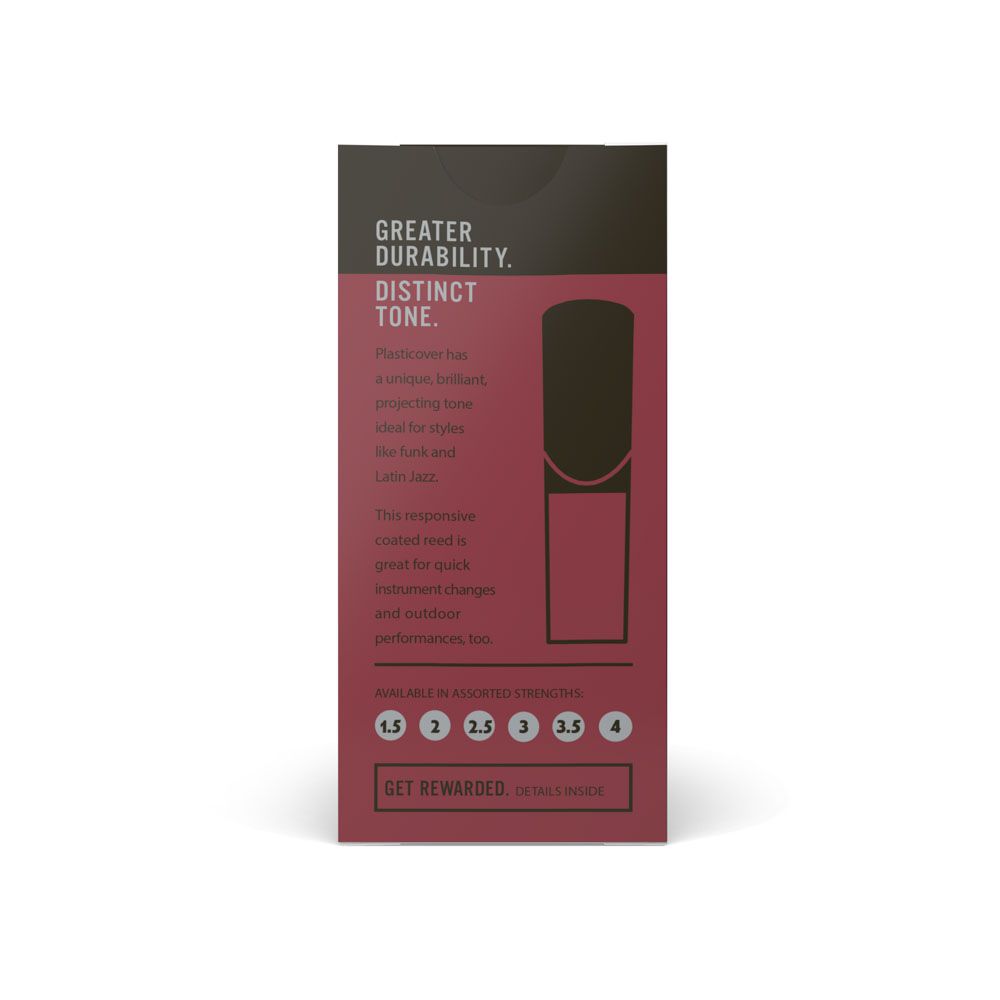 Palheta Sax Soprano 3.0 (5 Unidades) D Addario Plasticover