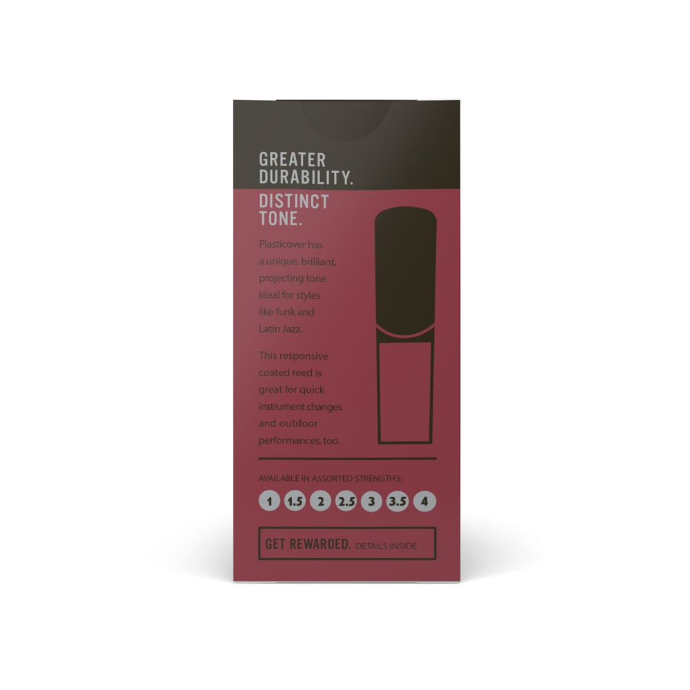 Palheta Sax Alto 1.0 (5 Unidades) D Addario Plasticover