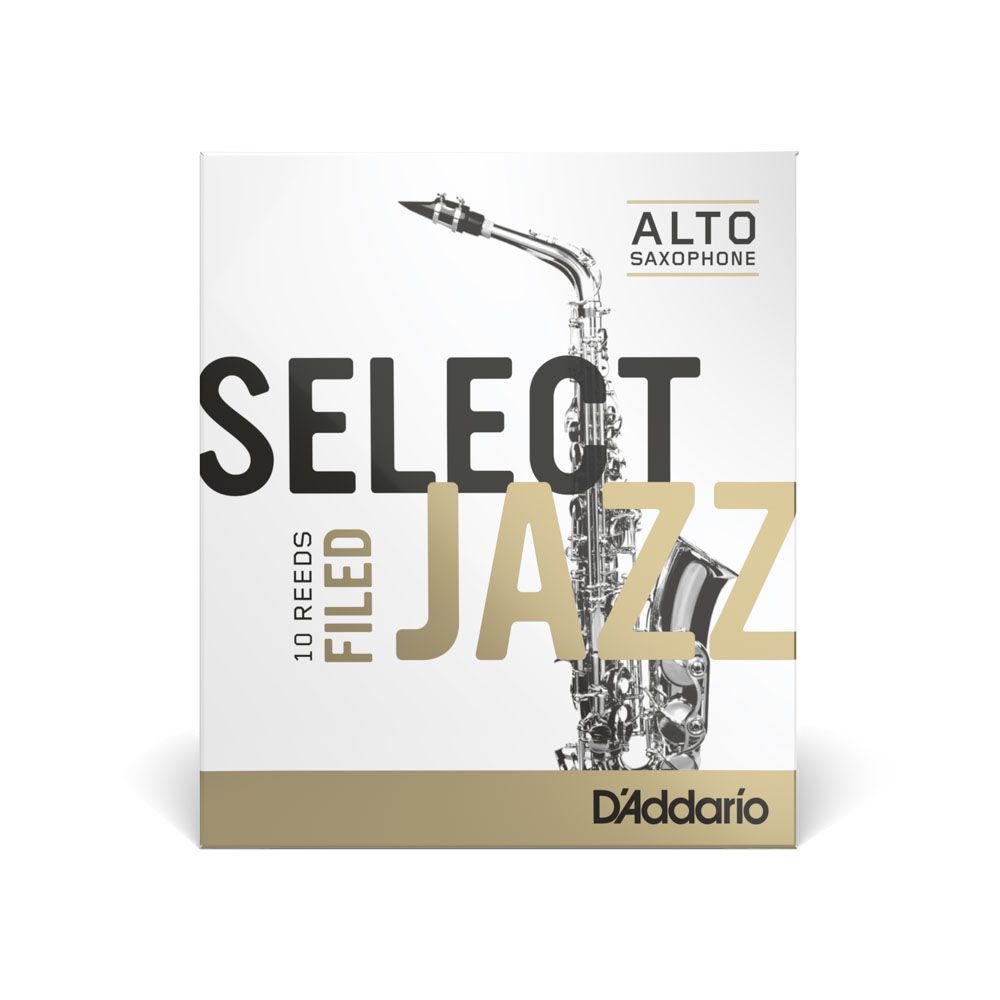 Palheta Sax Alto 3H Filed (10 Peças) D Addario Select Jazz