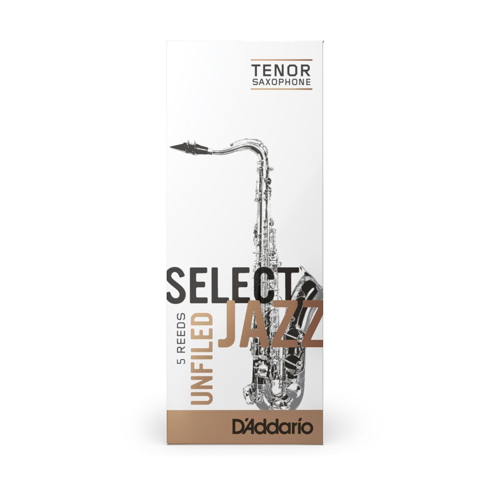 Palheta Sax Tenor 3H Unfiled (5 Peças) D Addario Select Jazz