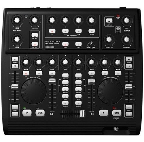 Mixer Controlador Dj Portátil Multi Função Bcd3000 Behringer