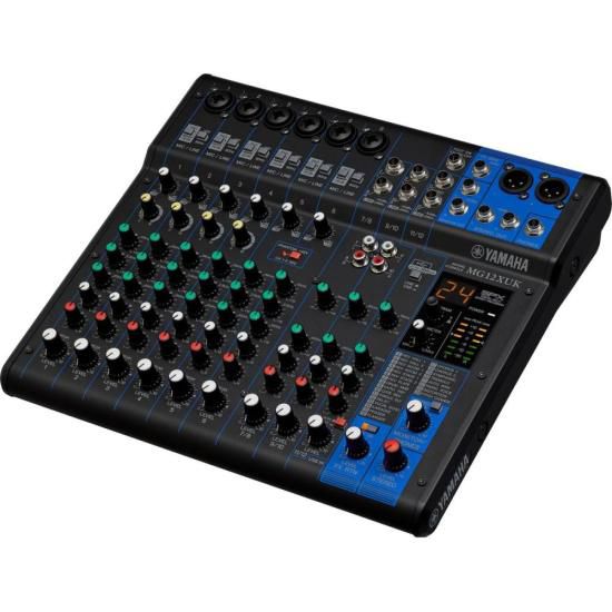 Mesa de Som Yamaha MG12XUK 12 Canais 110V Preta