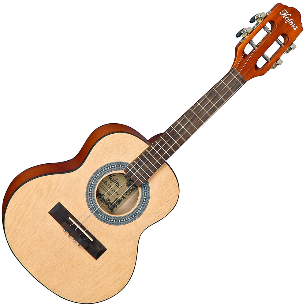 Cavaquinho Acústico Hofma HCV 30 Acetinado com Tampo Abeto, Fundo e Laterais Mogno e Tarraxas Cromadas