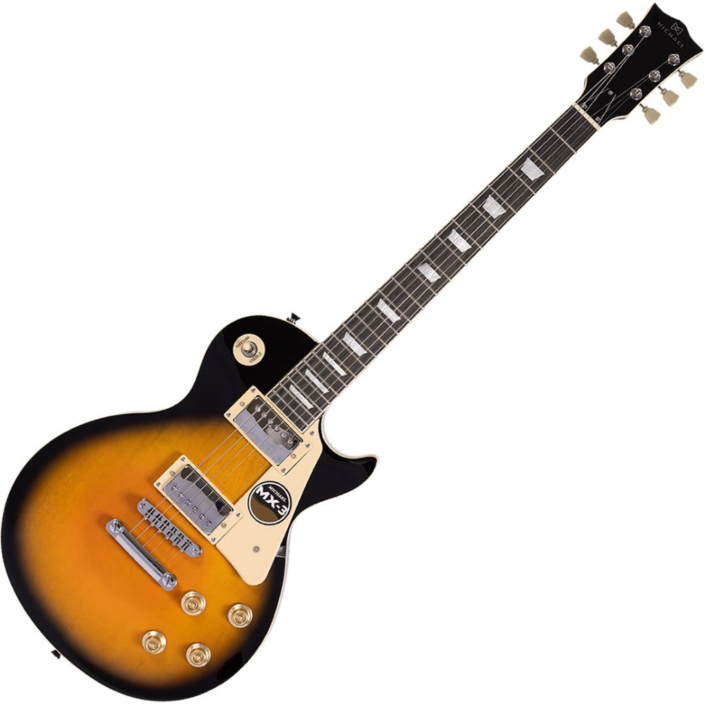 Guitarra Les Paul Strike Michael Gm750n VS Vintage Sunburst