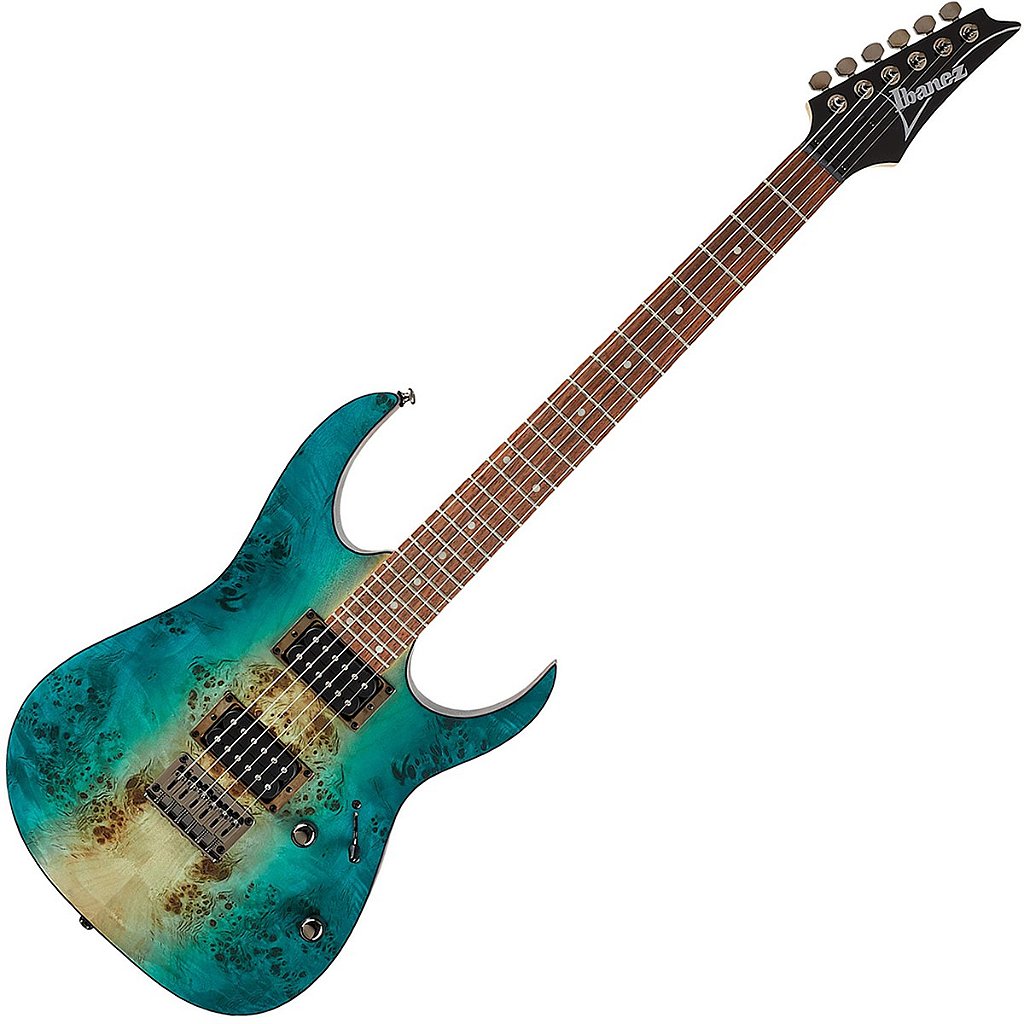 Guitarra Elétrica Soloist RG421PB CHF Ponte Fixa Caribbean Shoreline Flat