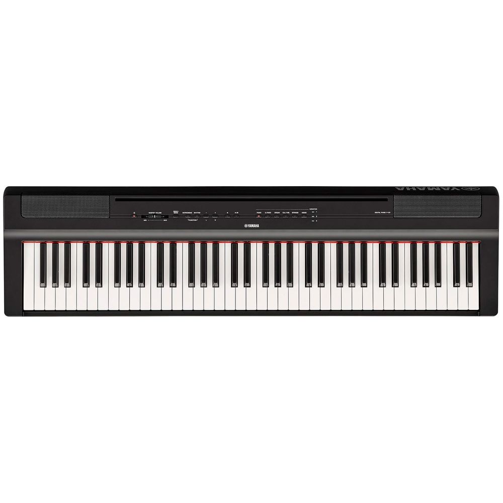 Piano Digital Yamaha P-121B Compacto 73 Teclas Preto