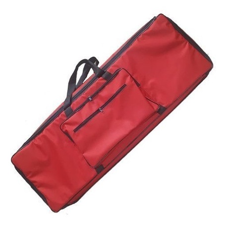 Capa Bag Master Luxo Para Teclado Axiom 61 Nylon Vermelho