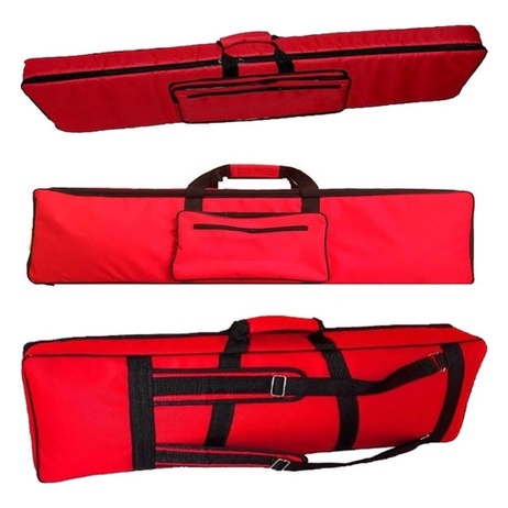 Capa Bag Para Nord Electro 6d 61 Teclas Master Luxo Vermelho