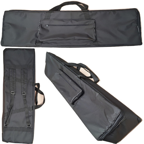Capa Bag Para Piano Casio Px750 Nylon Master Luxo Preto