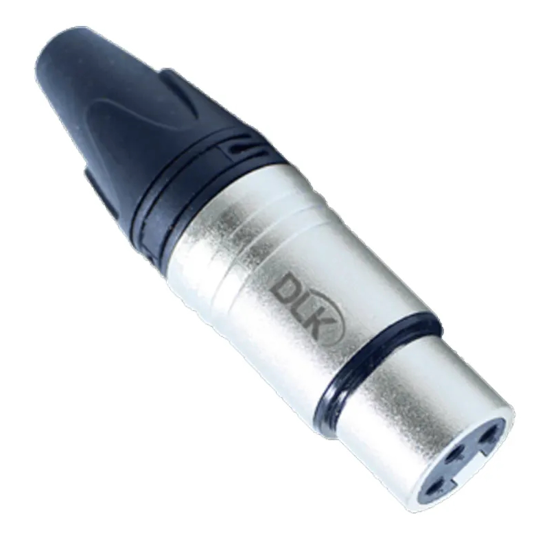 Plug Conector Datalink XLR Fêmea XLRF 3 Polos