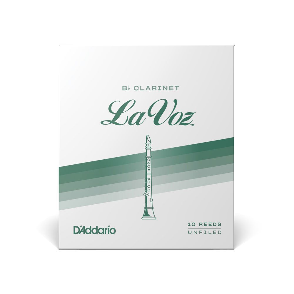Palheta Clarineta Bb (10 Unidades) D Addario La Voz RCC10SF