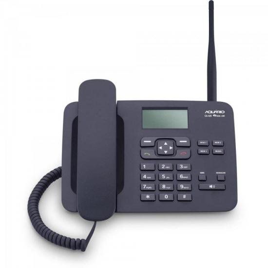 Telefone Celular Fixo Aquário CA42-S Preto