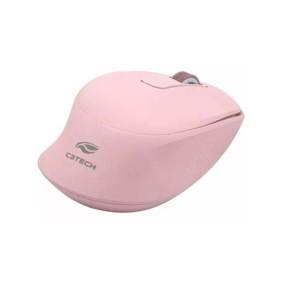Mouse C3Tech M-BT200PK Sem Fio Dual Mode Rose