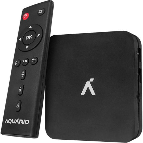 Smart Tv Box Aquário STV-3000 Padrão 4k 8gb Preto