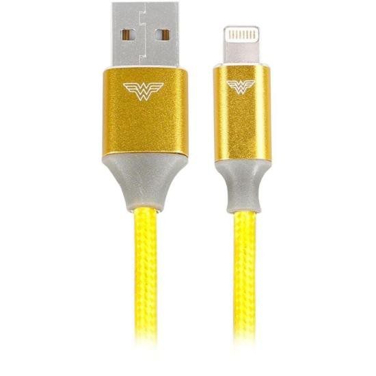 Cabo USB-A Para Lightning Wonder Woman 1,5m 5+