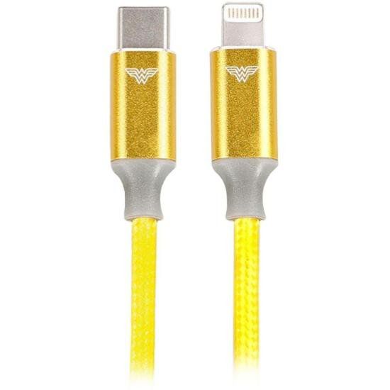 Cabo USB-C Para Lightning Wonder Woman 1,5m 5+