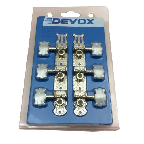 Tarraxa Para Violão Aço Devox Pino Fino Dx-20 PF
