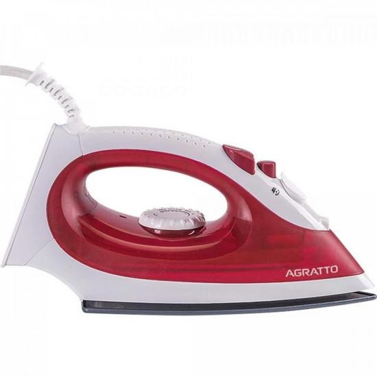 Ferro de Passar Vapor Agratto Bravo FC-01 Cerâmico Vermelho 127v