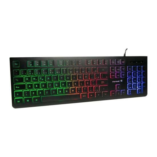 Teclado Gamer Multimídia Fortrek Black Eagle Preto
