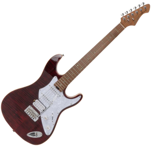 Guitarra Aria 714-MK2 Fullerton Ruby Red