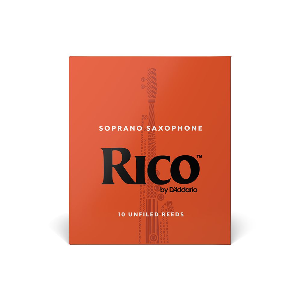 Palheta Sax Soprano 2.5 (10 Unidades) D Addario Rico RIA1025