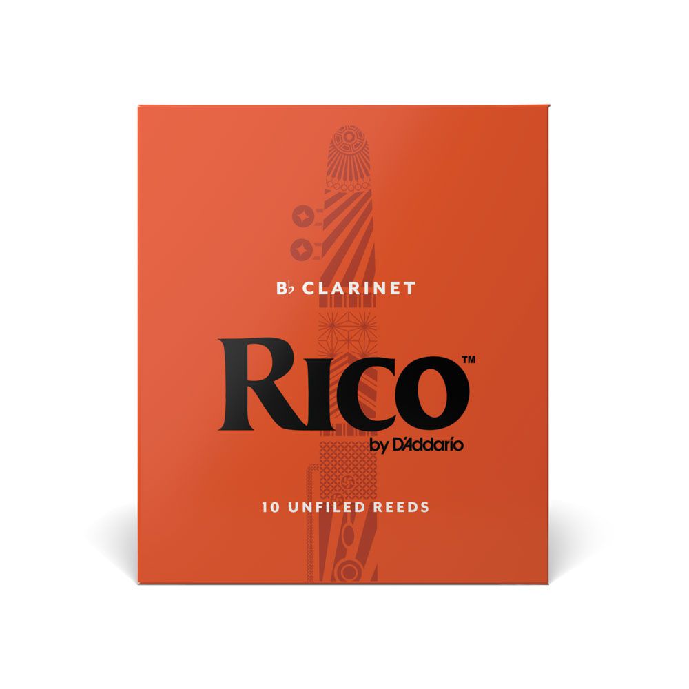 Palheta Clarineta Bb 3.0 (10Unidades) D Addario Rico RCA1030