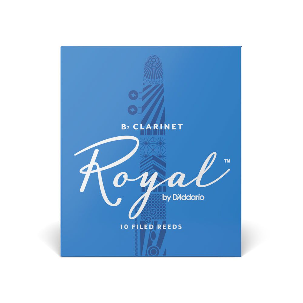 Palheta Clarineta Bb 1.0 (10 Peças) D Addario Royal RCB1010