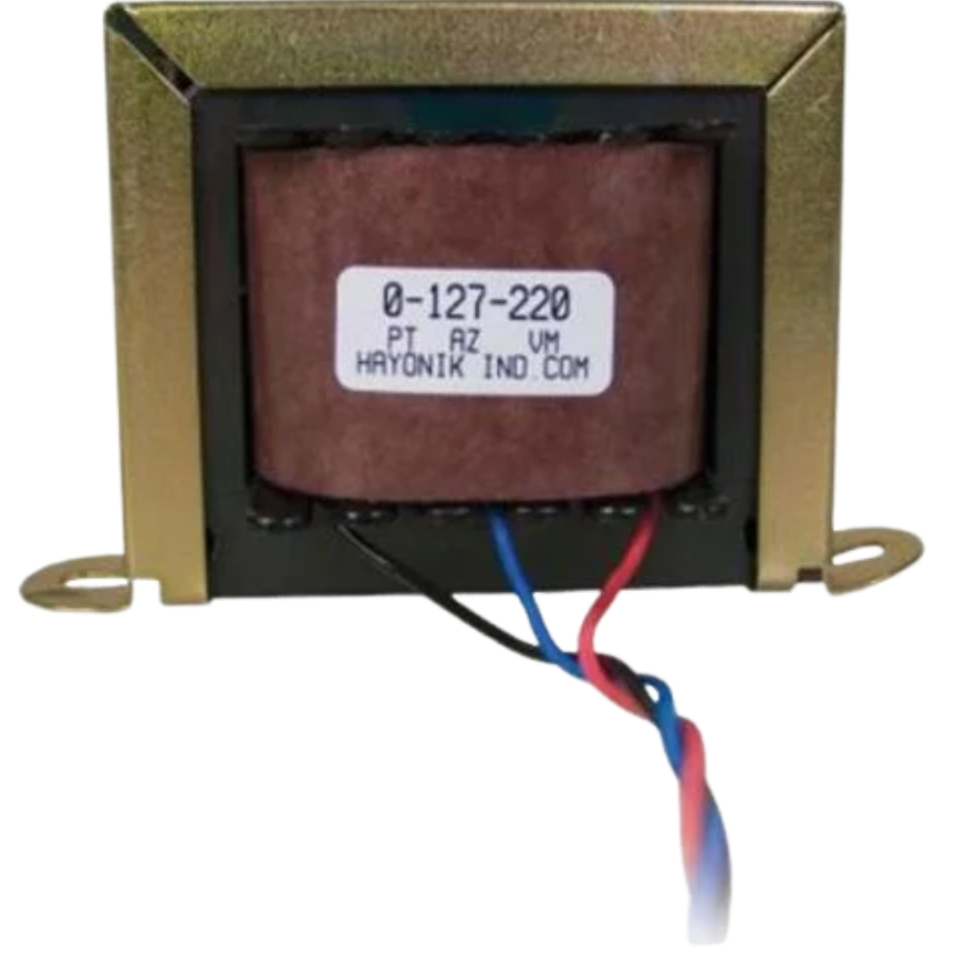 Transformador 12+12VAC 127/220VAC 160mA 12/500 HAYONIK